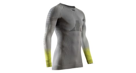 Maillot manches longues x-bionic invent fx gris/jaune
