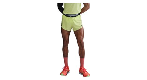 Short splité nike aeroswift 2in jaune homme