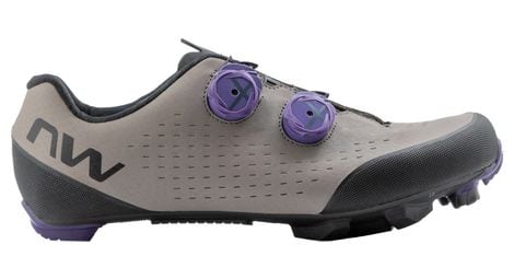 Chaussures de vtt northwave rebel 3 beige violet homme