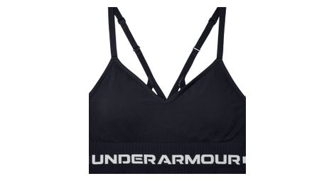 Brassière Under Armour Seamless Low Long Bra Noir Femme