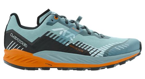 Chaussures trail lowa amplux 2 gtx bleu/orange homme