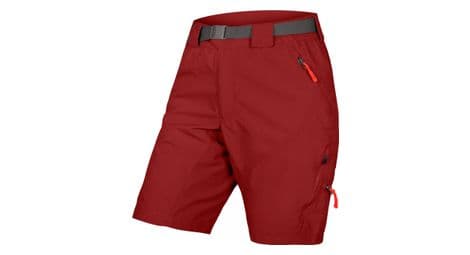 Pantalón corto rojo cayena endura hummvee ii para mujer