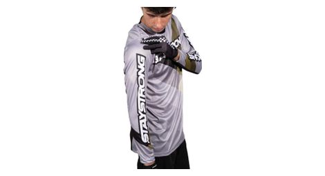 Staystrong Chevron Shirt Grey/Camo Adult T.L