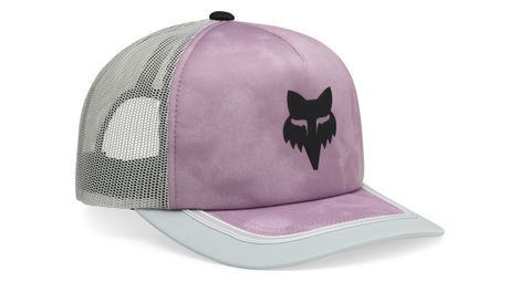 Casquette Fox Rooted Trucker Gris/Violet Femme