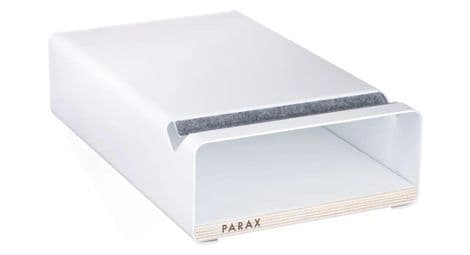 Support mural parax s-rack l blanc/blanc