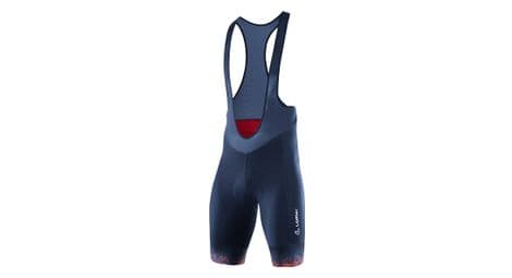 Cuissard cycliste loeffler m cuissard à bretelles volare bleu foncé-orange pour homme-bleu