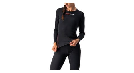 Maillot de manga larga castelli prosecco tech para mujer negro