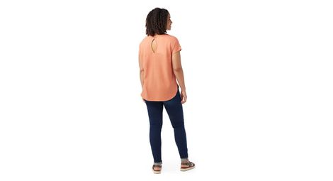 Swing Orange Kurzarm T Shirt Fur Damen