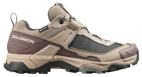 Zapatillas de senderismo Salomon X Ultra 5 GTX Beige para mujer