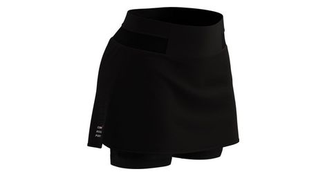 Jupe 2 en 1 femme performance noir