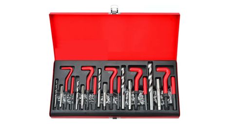 Coffret complet de réparation de filetage – 131 pièces (M5 / M6 / M8 / M10 / M12)