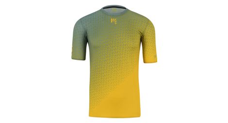Maillot manches courtes karpos lavaredo ultra jaune gris
