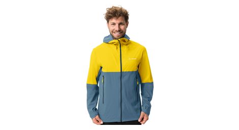 Veste de pluie vaude simony iv 2 5l jaune bleu