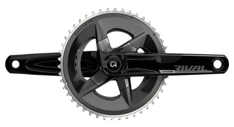 Produit reconditionné - pédalier quarq capteur de puissance sram rival axs dub 48-35 dents 2x12v (sans boitier) noir