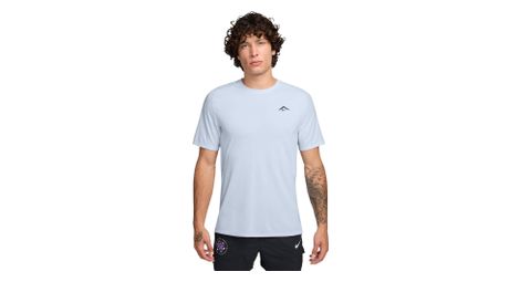 Maillot de manga corta nike dri-fit adv solar chase azul, hombre