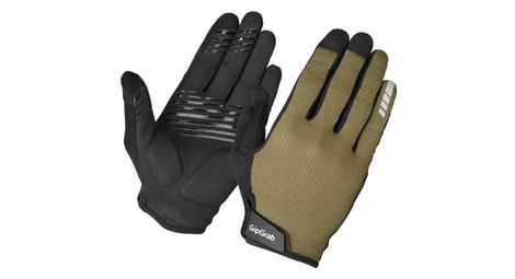 Gants longs d'été gripgrab explr padded vert