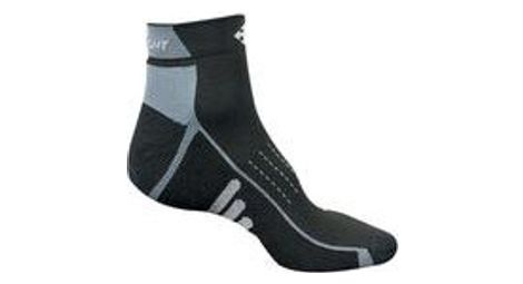 Chaussettes raidlight mix coolmax noir gris