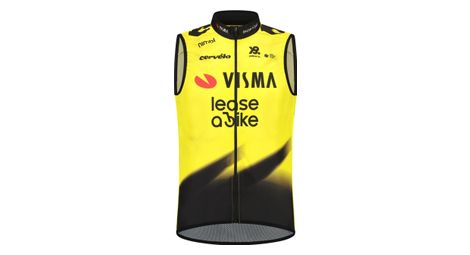 Gilet Coupe-Vent Sans Manches Team Visma | Lease a Bike Jaune 2026