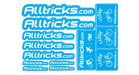 Alltricks stickers blue