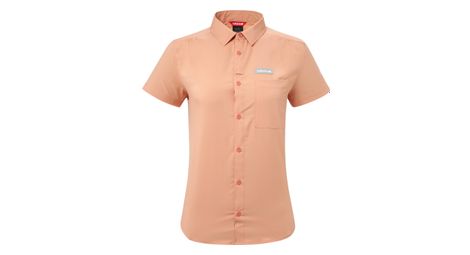 Camisa de manga corta para mujer camisa lafuma access naranja