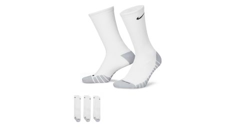 Chaussettes (x3) unisexe nike everyday max cushion crew (3 paires) blanc