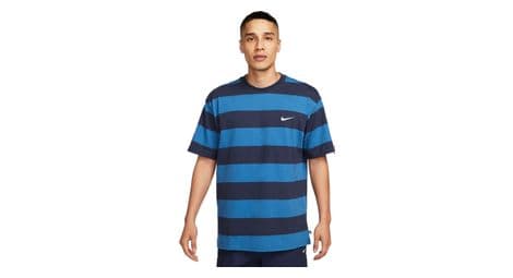 Tee shirt nike sb stripe bleu
