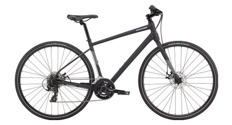 Bicicleta urbana de fitness cannondale quick 5 shimano tourney 7v 700 mm negro mate l / 175-187 cm