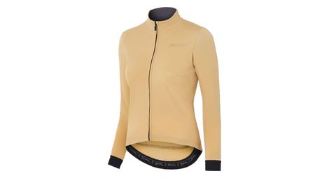 Maillot manches longues femme spiuk profit cold&rain beige