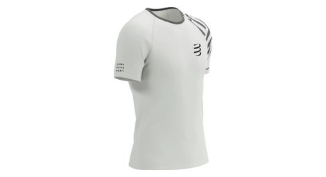 Maillot manches courtes training blanc noir