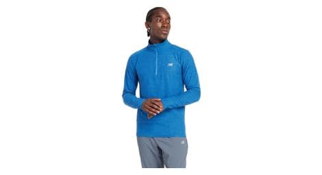 Haut 1/4 zip new balance space dye bleu homme