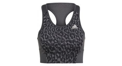 Brassière femme adidas aeroready designed 2 move leopard imprimé