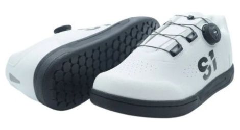 Chaussures Pédales Plates S1 Protection Accell Boa Blanc