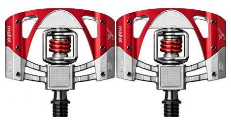 Pedales crankbrother mallet 3 rojo