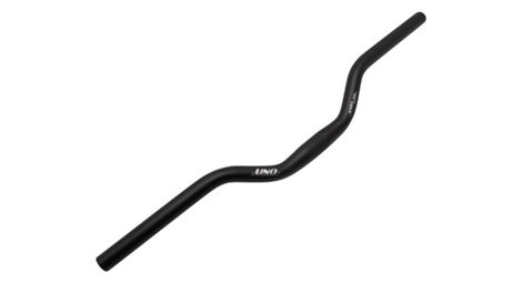 Cintre vtt demi releve alu noir mat 25,4mm l610mm hauteur 50mm