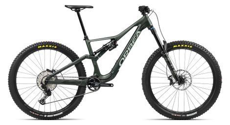 Mtb orbea rallon m20 suspensión total shimano slx 12s 29'' verde bosque carbono vista 2024