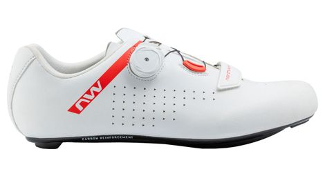 Zapatillas de carretera northwave core plus 2 blanco / rojo hombre
