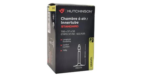 Chambre à air hutchinson standard gravel 700 mm presta 48 mm