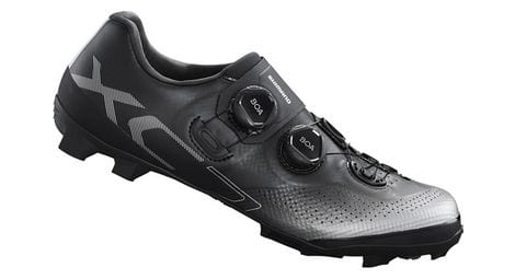 Par de zapatillas mtb shimano xc702 negro / plateado