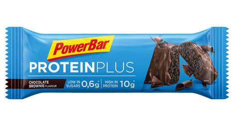Barra powerbar protein plus low sugar 35gr brownie de chocolate