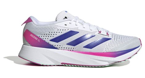 Chaussures de Running adidas running Adizero SL Blanc Bleu Rose