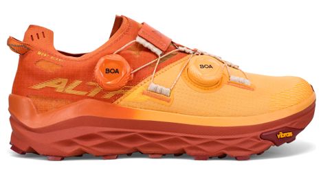 Zapatillas de trail running altra mont  blancboa naranja 42.1/2