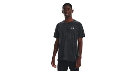 Camiseta de manga corta under armour streaker diamond negra