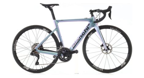 Produit reconditionné · Bianchi Aria e-Road Di2 12V · Violet / Vélo de route | Très bon état