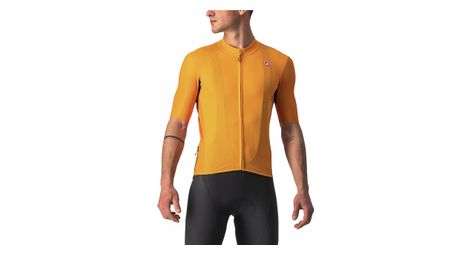 Maillot manches courtes castelli endurance elite orange