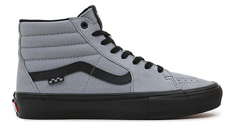 Chaussures vans nubuck skate sk8-hi washed bleu