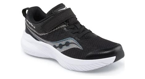 Scarpe da corsa per bambini saucony kinvara 14 a/c bianco nero