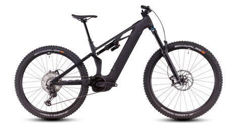 Cube stereo hybrid one77 hpc slx 800 electric full suspension mtb shimano deore xt 12s 800 wh 29''/27.5'' blackline black 2025
