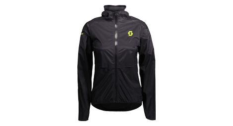 Chaqueta impermeable scott rc run wp negra mujer