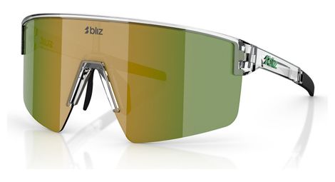 Occhiali da sole unisex Bliz P004 L trasparente bianco/verde