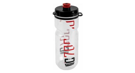 Bidon polisport c700 clair/noir/rouge bouchon à clipser 700ml